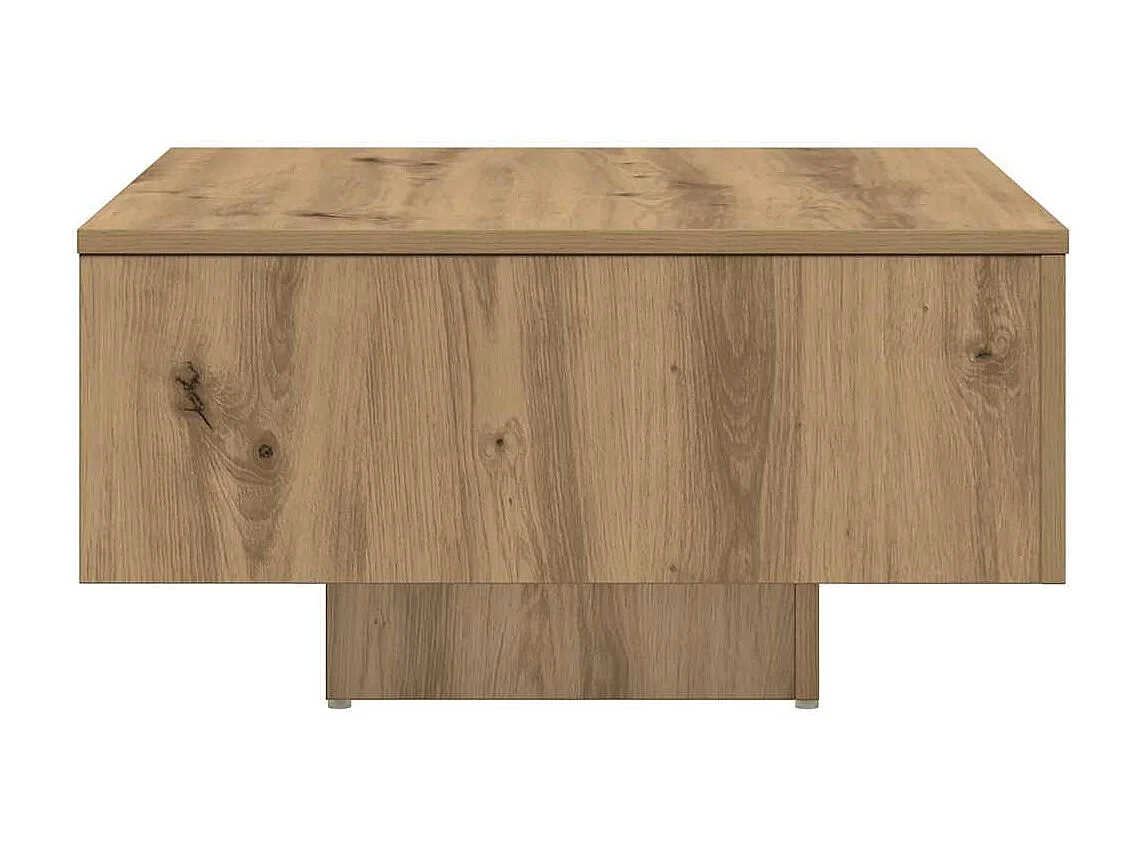 Couchtisch-Wohnzimmertisch-Beistelltische Artisan-Eiche 60x60x31,5 cm Holzwerkstoff SHL3035