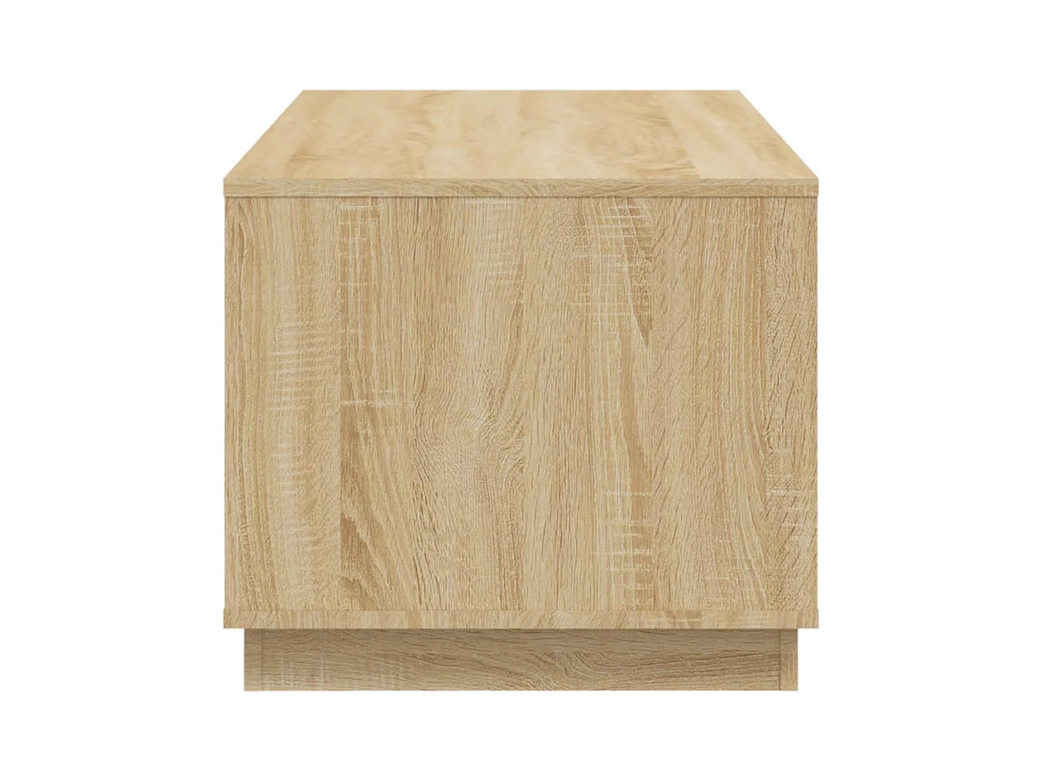 Mesa de centro | Mesa auxiliar madera contrachapada roble marrón 55x55x36,5 cm SHL2326