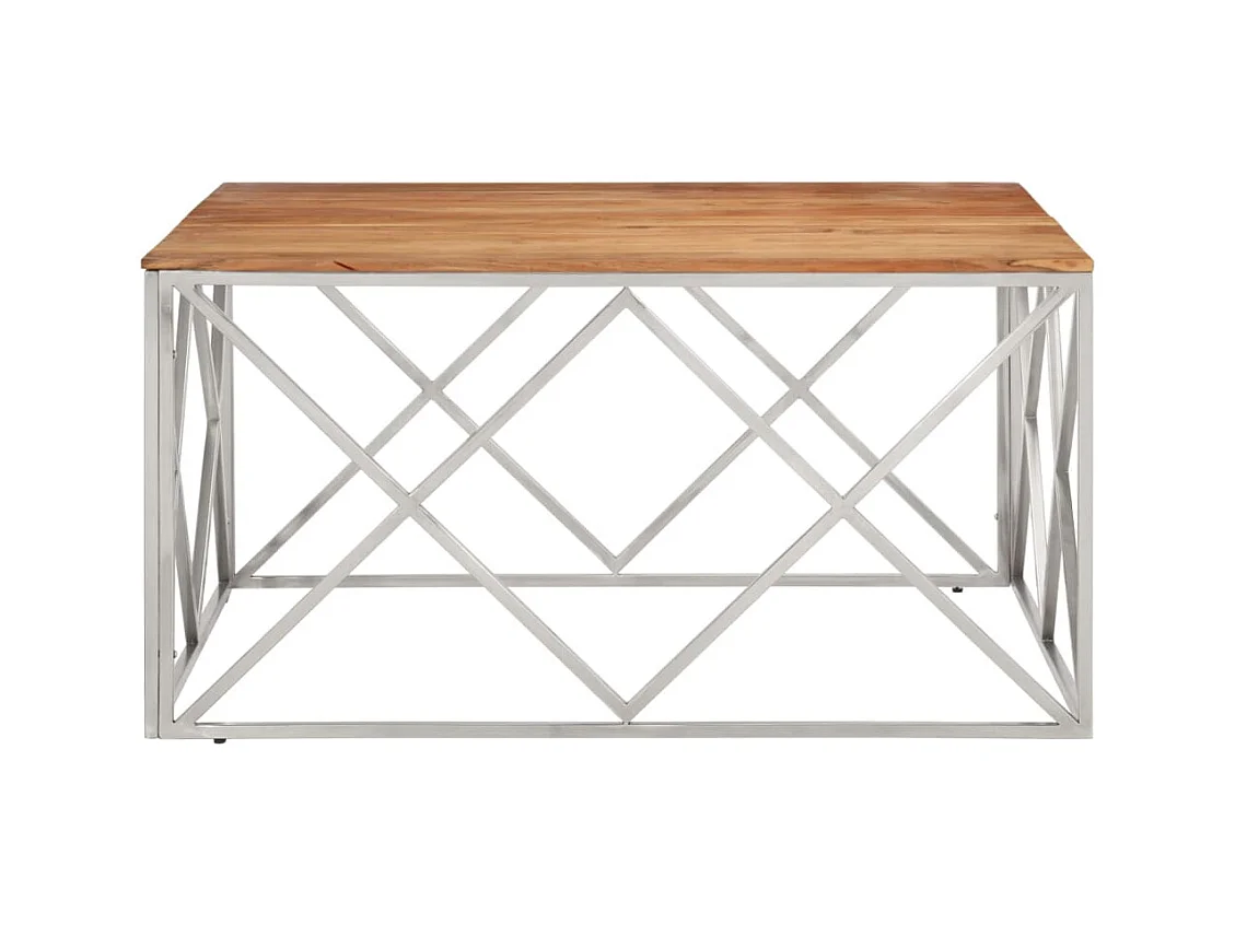 Mesa de centro | Mesa auxiliar con Infinity LED gris hormigón 50x53x30 cm SHL3527