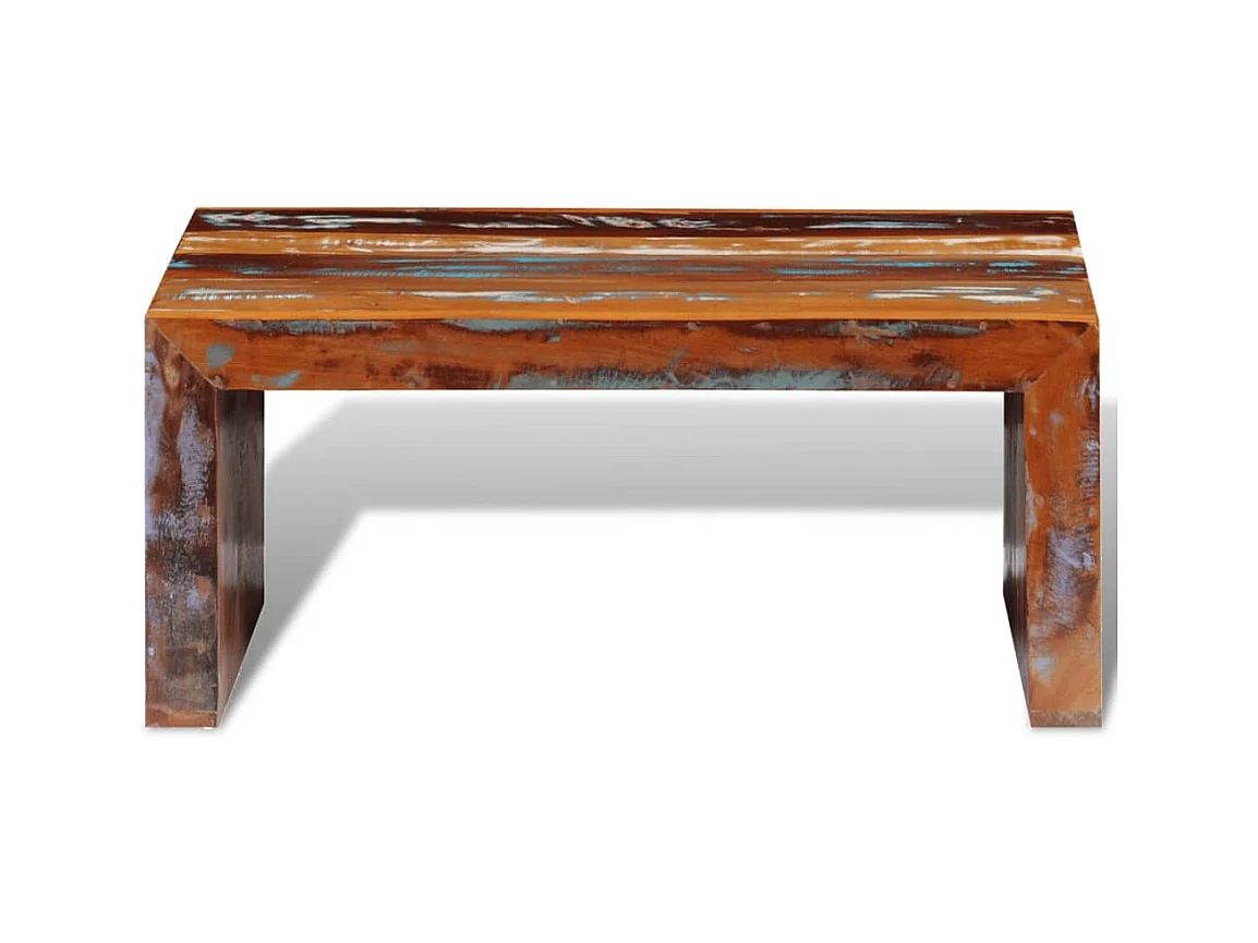 Table basse salon-Table d'appoint Bois recyclé 80x50x35 cm SHL67245