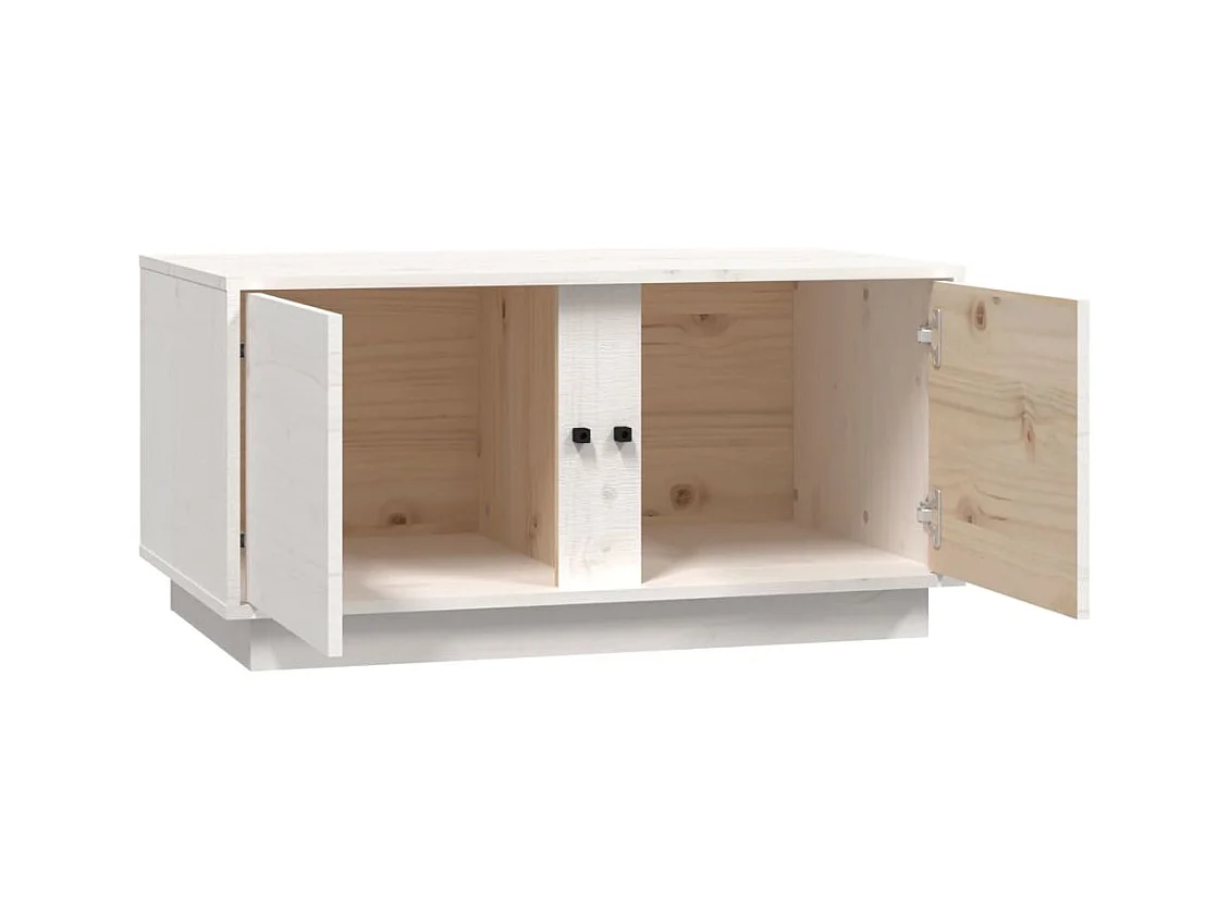 Mesa de centro | Mesa auxiliar madera contrachapada gris hormigón 90x50x36,5 cm SHL4019