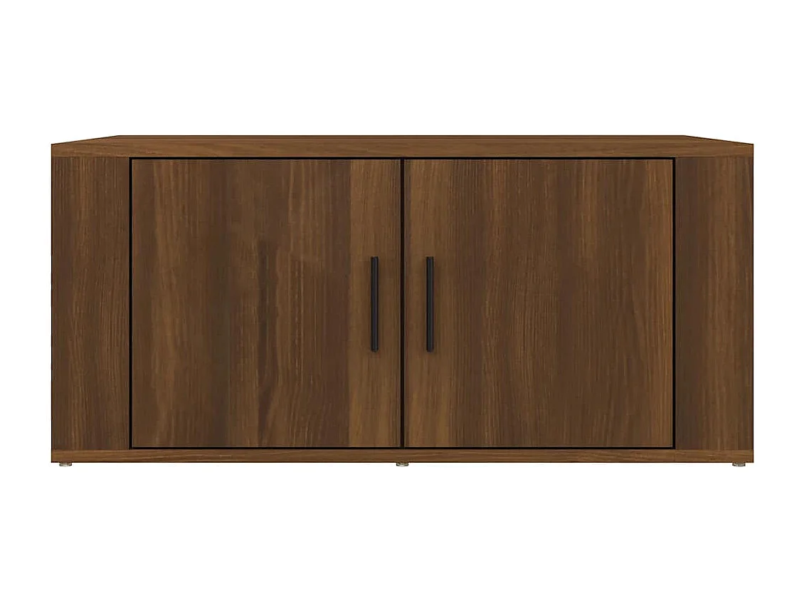 Couchtisch-Sofatisch-Beistelltische Braun Eichen-Optik 80x50x36 cm Holzwerkstoff SHL74024