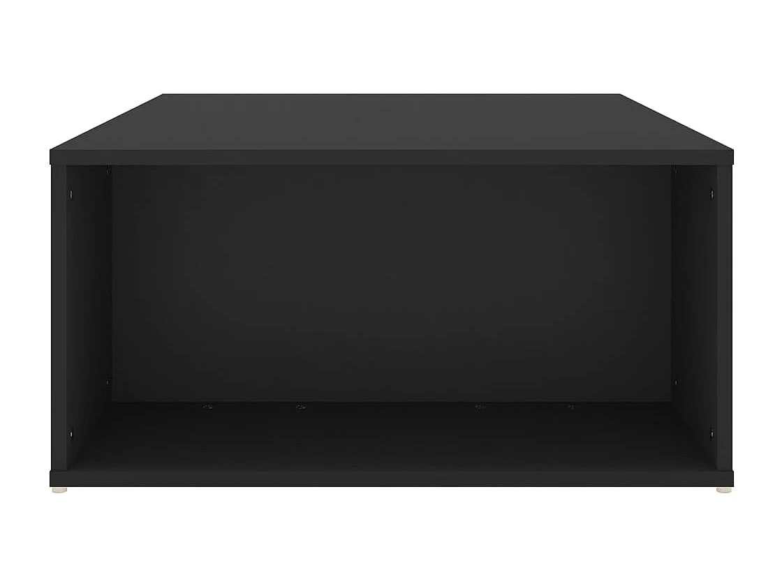 Mesa de centro | Mesa auxiliar de acero y tapa vidrio transparente 78,5x40x41cm SHL4560