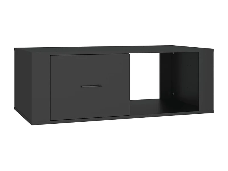 Mesa de centro | Mesa auxiliar madera contrachapada marrón roble 90x50x36,5 cm SHL4089