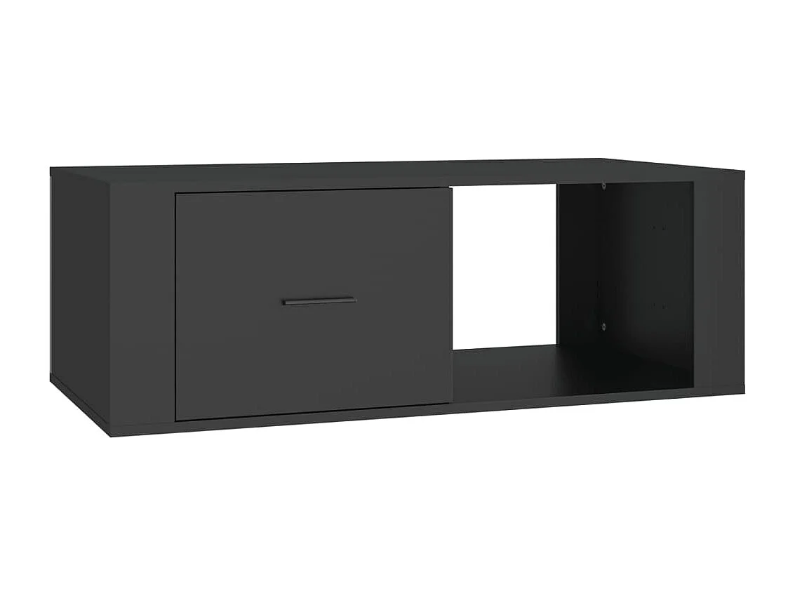 Couchtisch-Sofatisch-Beistelltische Schwarz 100x50,5x35 cm Holzwerkstoff SHL48986