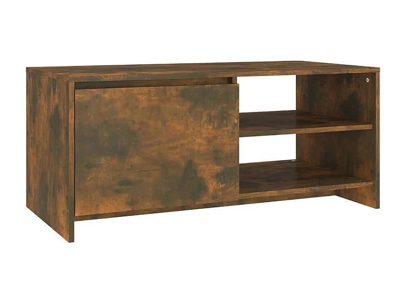 Mesa de centro | Mesa auxiliar madera contrachapada blanco 90x50x36,5 cm SHL3105