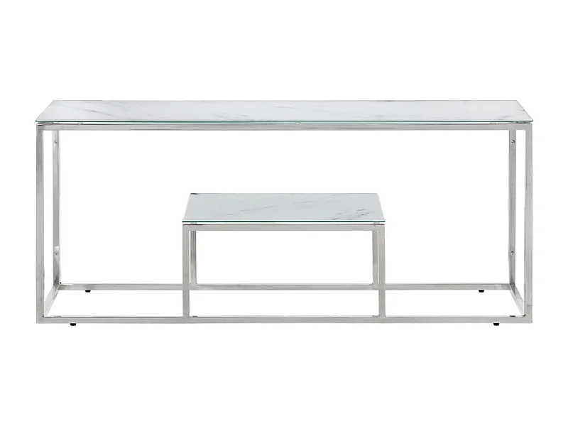 Mesa de centro | Mesa auxiliar con Infinity LED gris hormigón 70x53x30 cm SHL2722