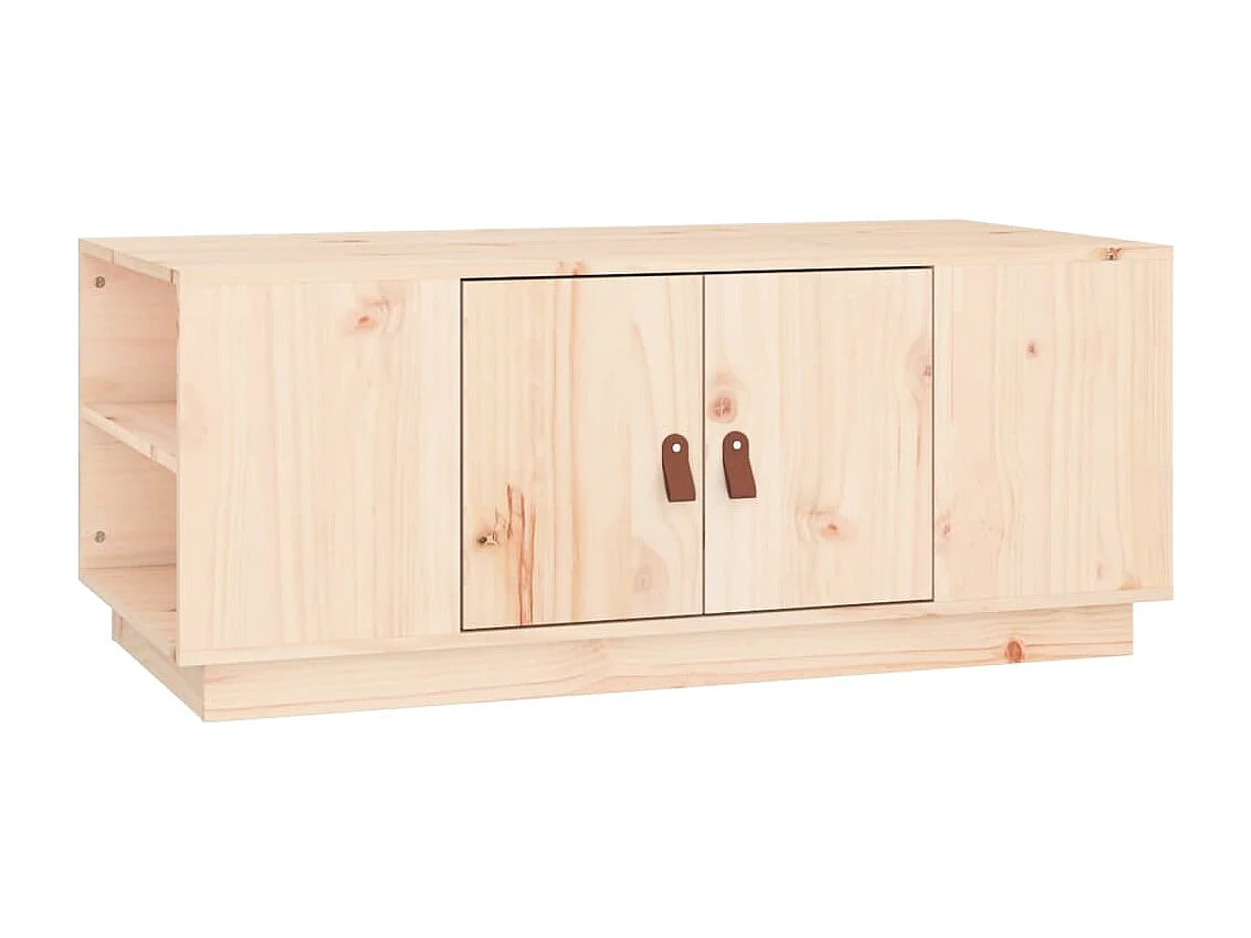 Couchtisch-Sofatisch-Beistelltische 100x50x41 cm Massivholz Kiefer SHL8909