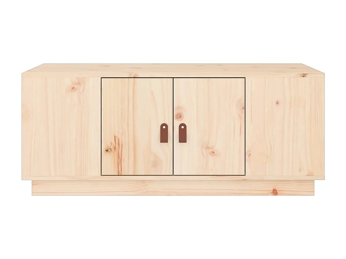 Couchtisch-Sofatisch-Beistelltische 100x50x41 cm Massivholz Kiefer SHL8909