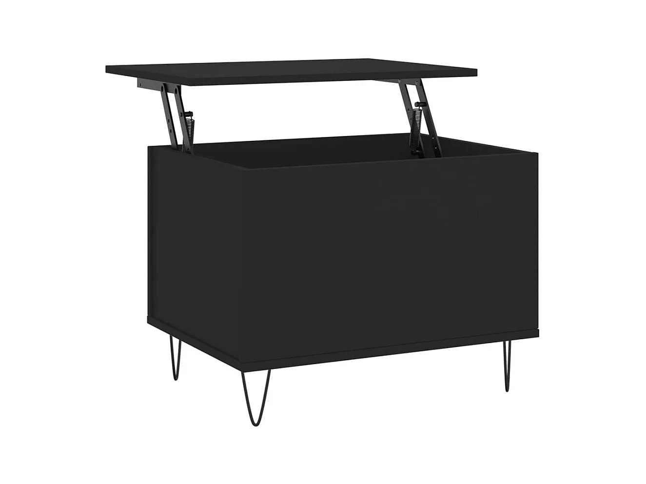 Table basse salon-Table à thé Noir 60x44,5x45 cm Bois d'ingénierie SHL22451