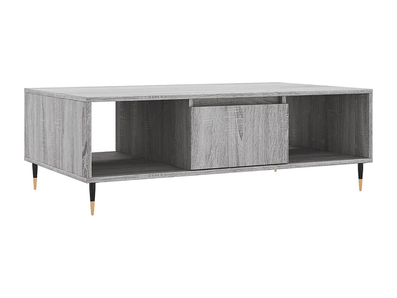 Mesa de centro | Mesa auxiliar madera de ingeniería marrón roble 101x49x39,5 cm SHL1395