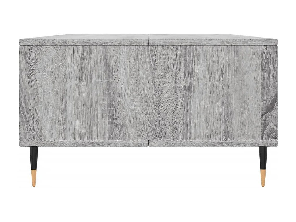 Mesa de centro | Mesa de apoio 104x60x35 cm derivados madeira cinzento sonoma