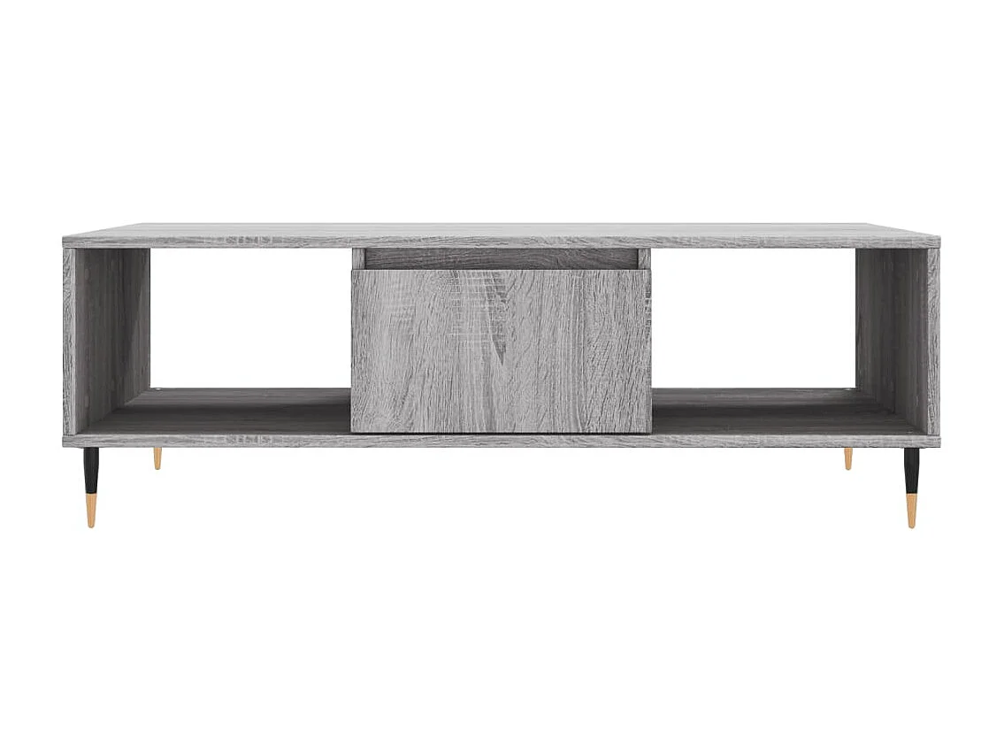Mesa de centro | Mesa auxiliar madera de ingeniería marrón roble 101x49x39,5 cm SHL1395