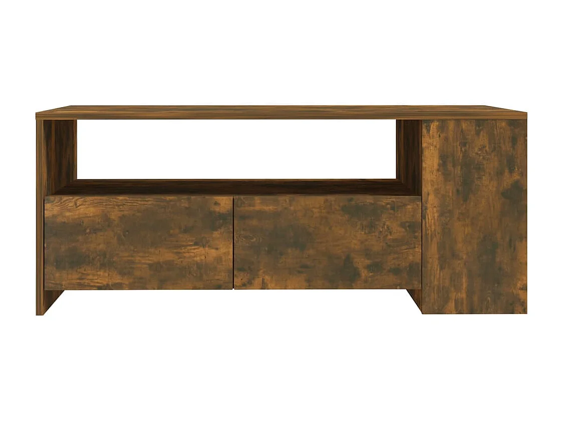 Mesa de centro | Mesa auxiliar madera contrachapada negro 100x50x45 cm SHL2765