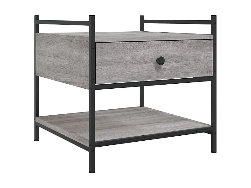 Mesa de centro-Mesa auxiliar acero inoxidable madera maciza traviesa dorado SHL4069