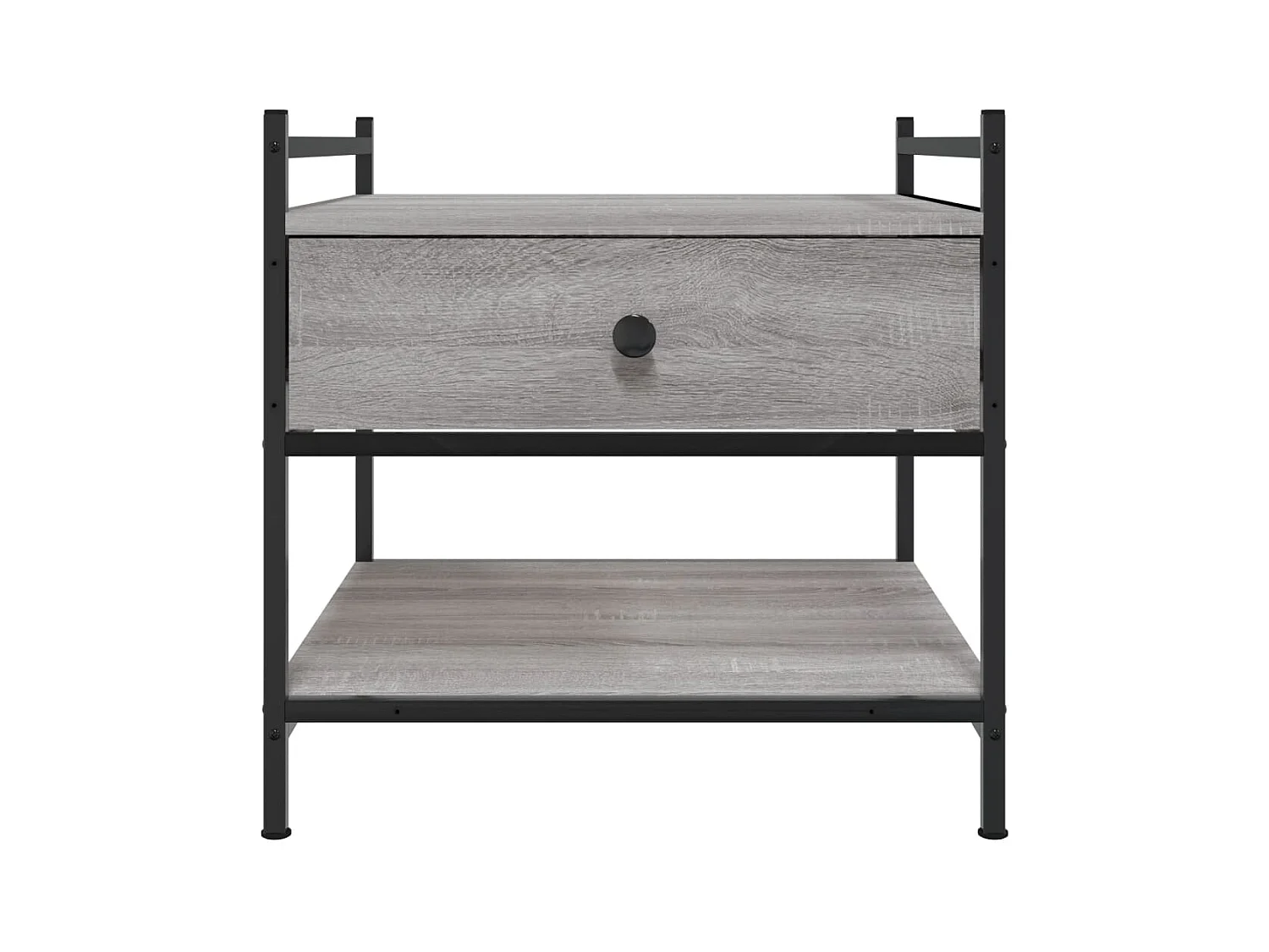 Mesa de centro-Mesa auxiliar acero inoxidable madera maciza traviesa dorado SHL4069