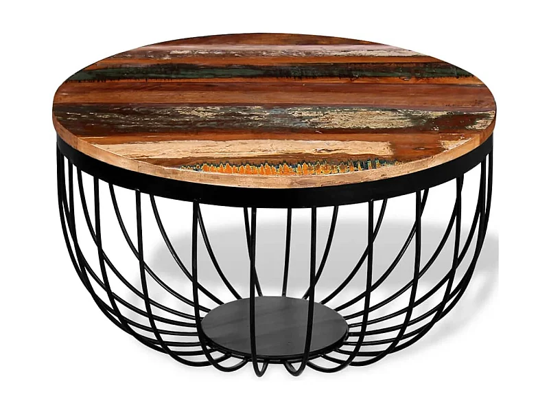 Mesa de centro | Mesa auxiliar salon madera de ingeniería roble Sonoma 35x35x60 cm SHL3980