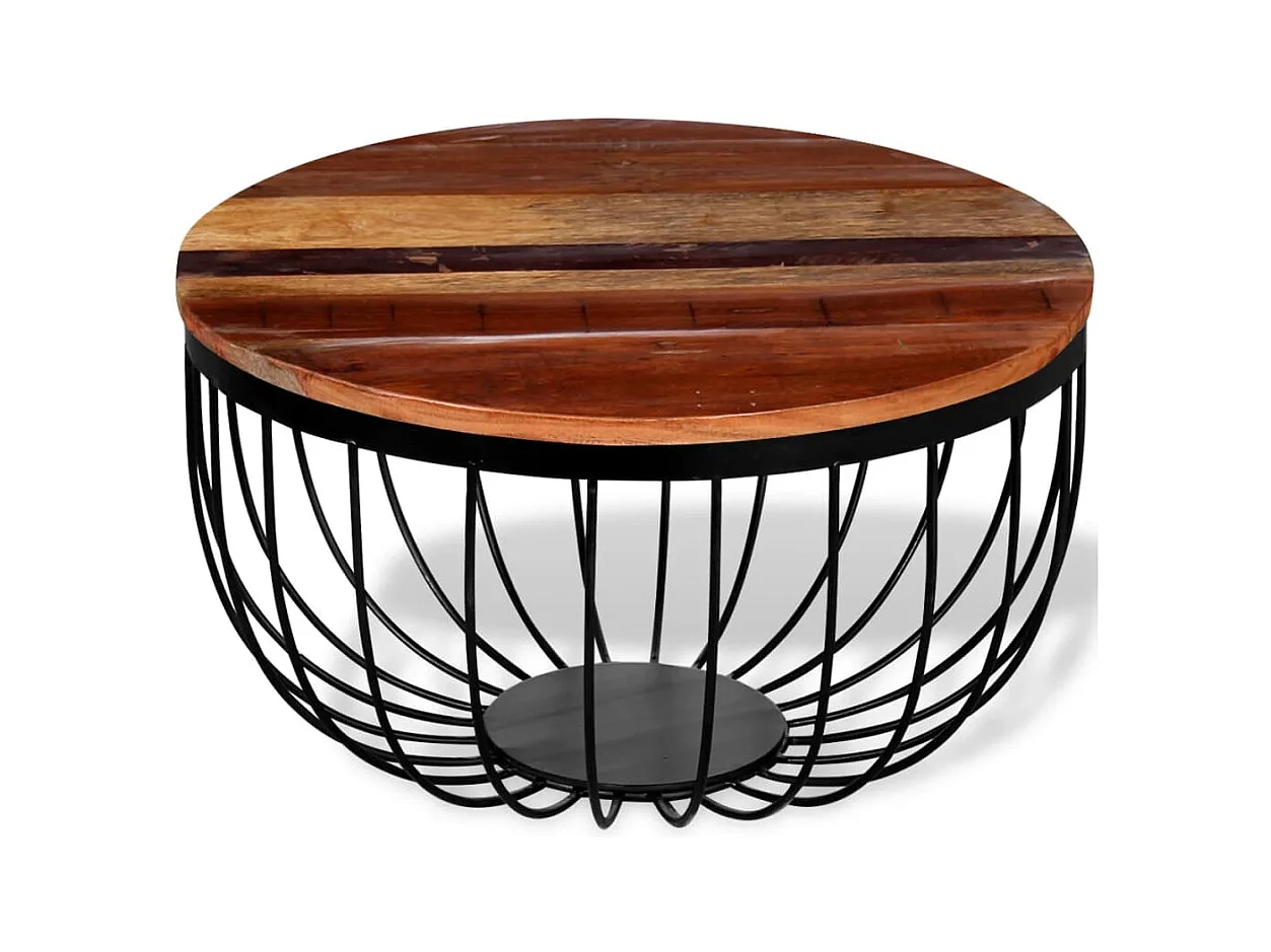 Mesa de centro | Mesa auxiliar salon madera de ingeniería roble Sonoma 35x35x60 cm SHL3980