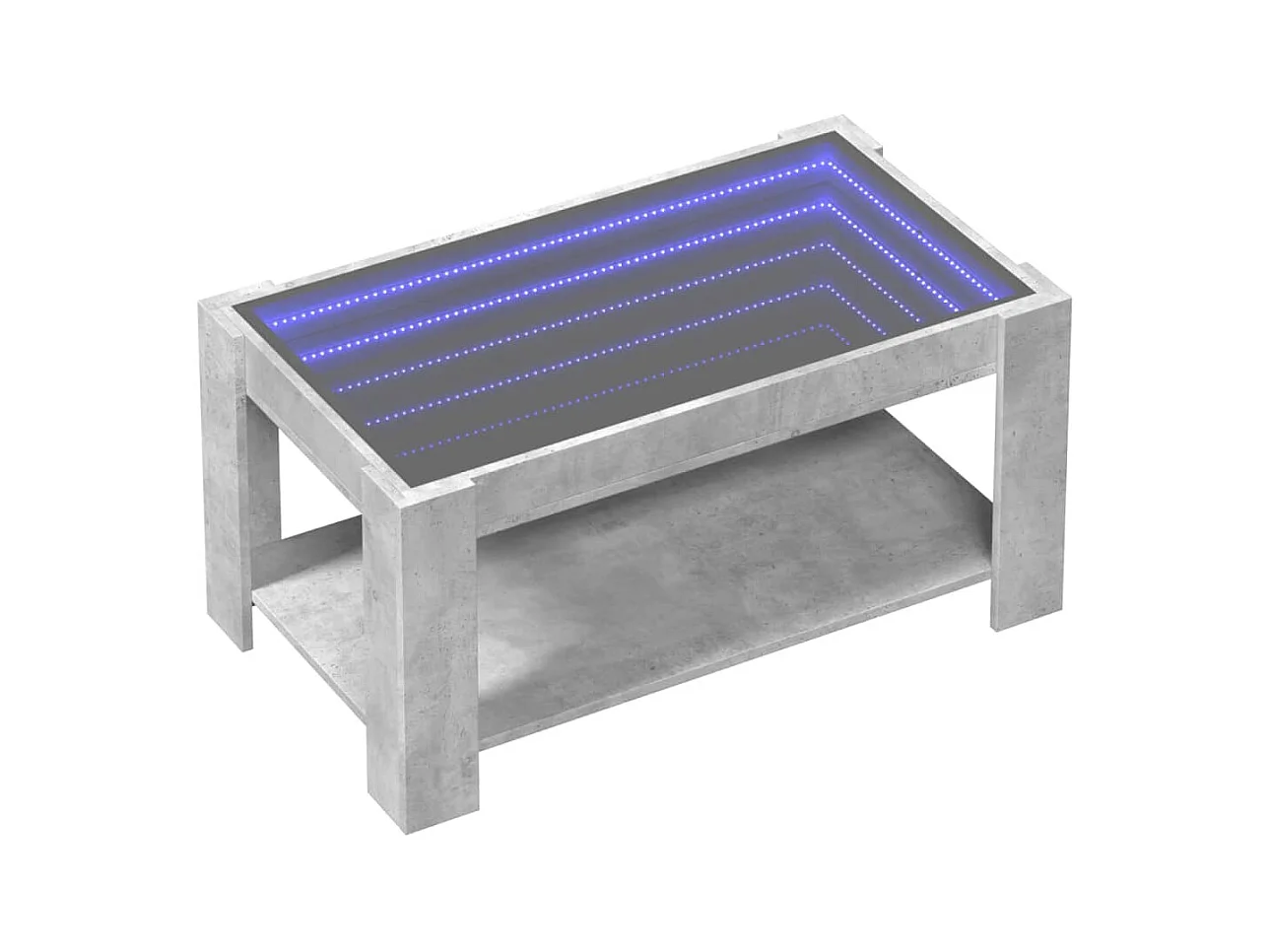 Mesa de centro-Mesa auxiliar madera contrachapada roble ahumado 150x50x35 cm SHL4417