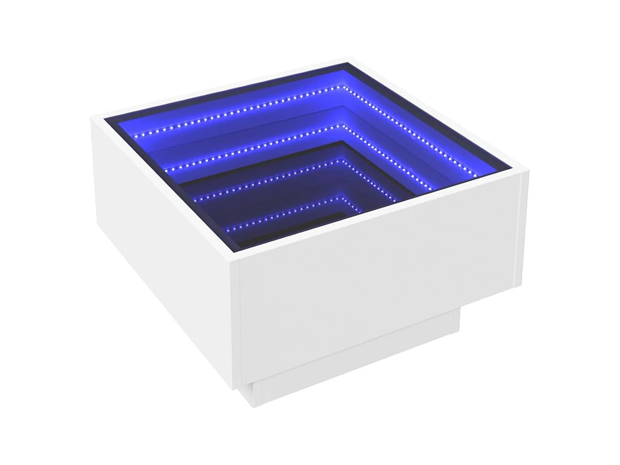 Mesa de centro-Mesa auxiliar madera contrachapada gris hormigón 102x55x45 cm SHL1099