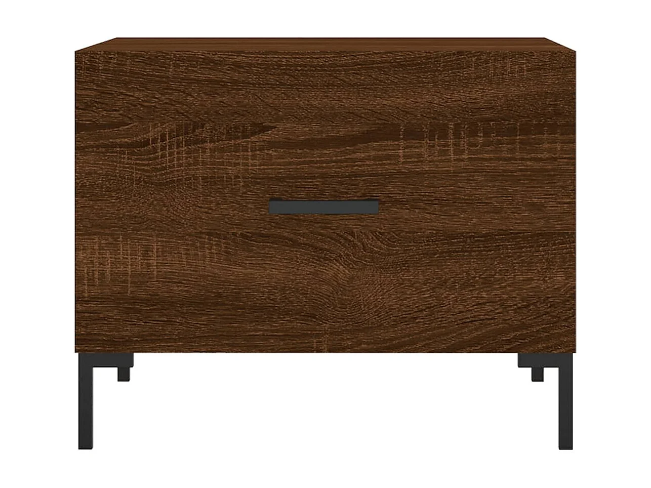 Couchtisch 2er Set-Sofatisch-Beistelltische Braun Eichen-Optik 50x50x40 cm Holzwerkstoff SHL86474