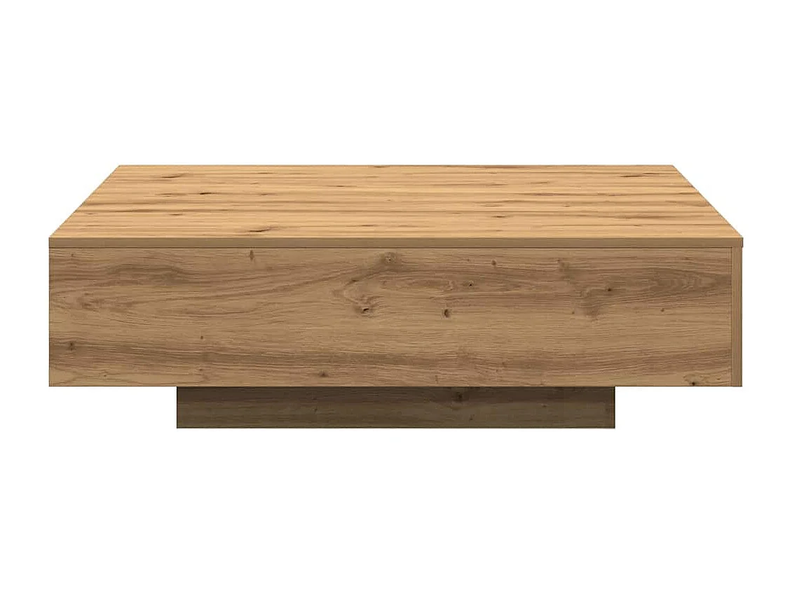 Mesa de centro-Mesa auxiliar-Mesita de centro madera contrachapada roble Sonoma 75x75x38 cm SHL1386