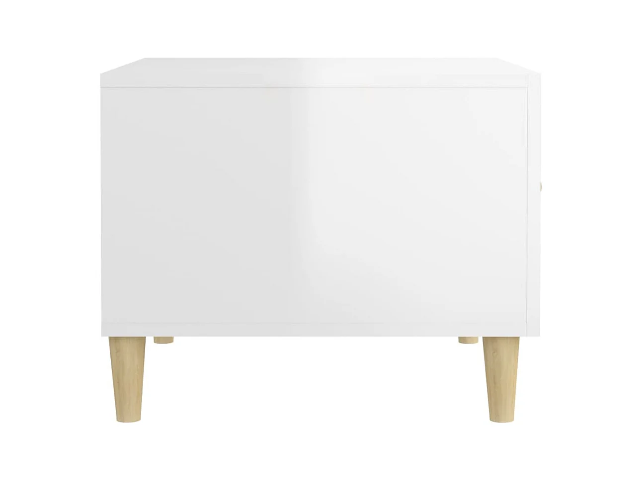 Mesa de centro | Mesa auxiliar madera contrachapada blanco 51x50x44 cm SHL814993