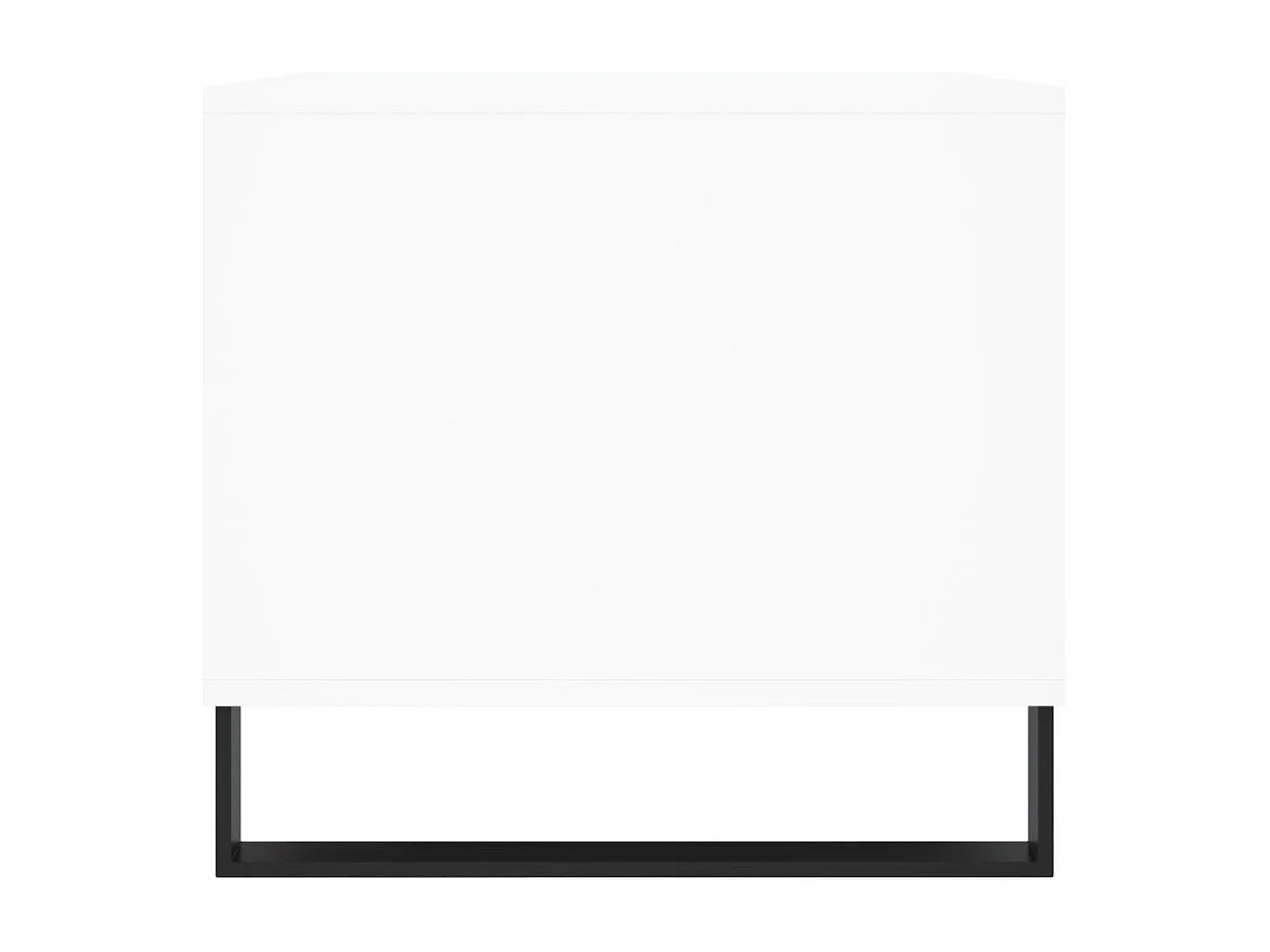 Mesa de centro | Mesa auxiliar y LED madera ingeniería gris hormigón 70x50x45cm SHL4421