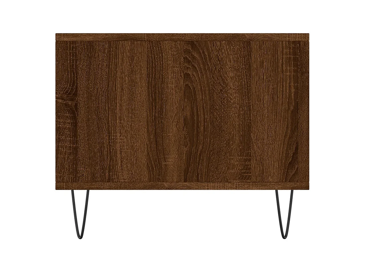 Mesa de centro | Mesa auxiliar madera de ingeniería negra 75x51x40 cm SHL51990