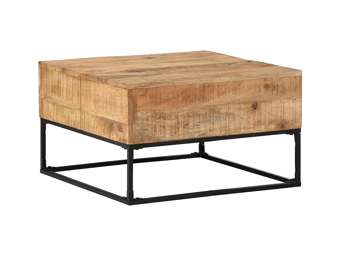 Mesa de centro | Mesa de café | Mesa auxiliar Roble negro 55.5x55.5x40 cm SHL3376
