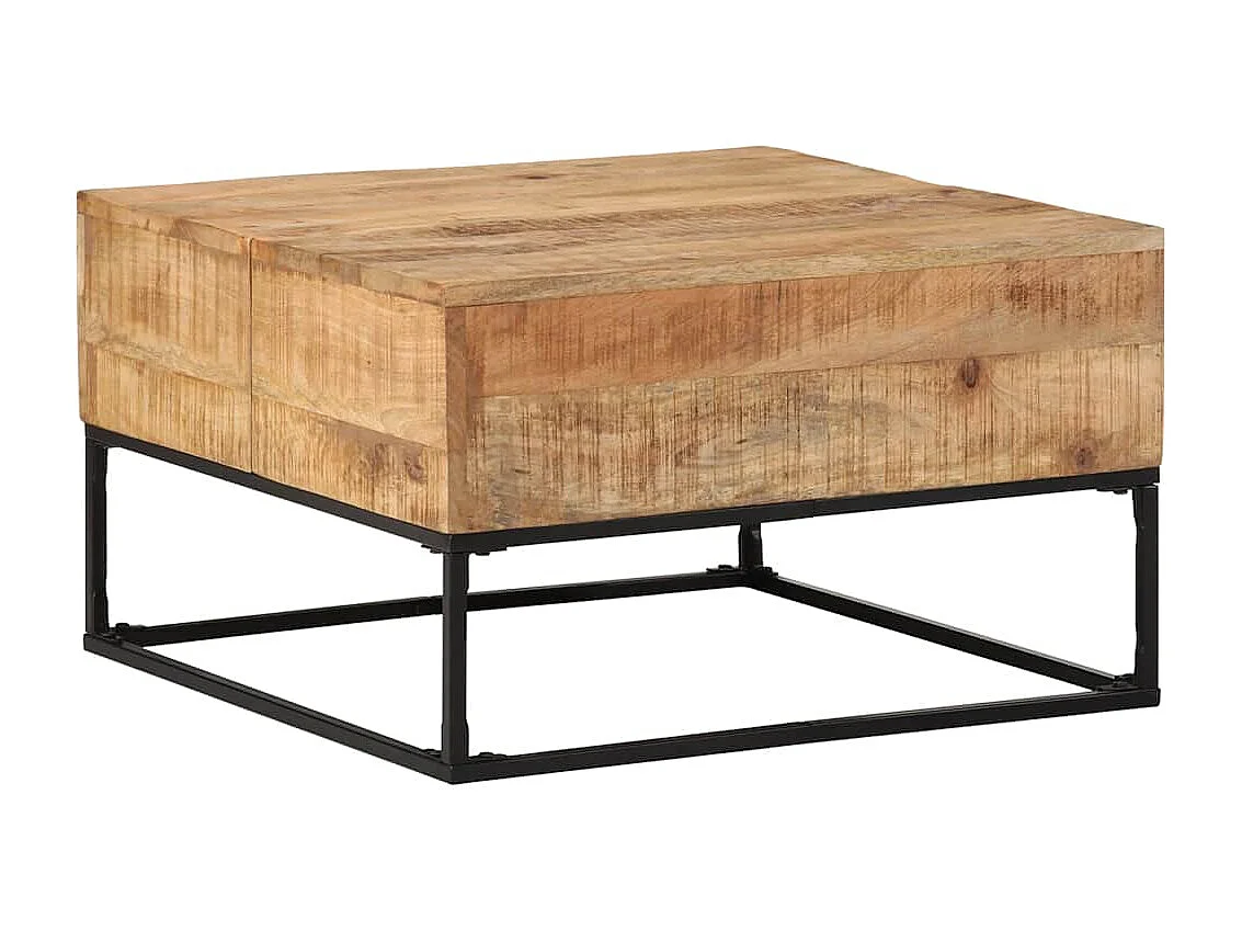 Mesa de centro | Mesa de café | Mesa auxiliar Roble negro 55.5x55.5x40 cm SHL3376