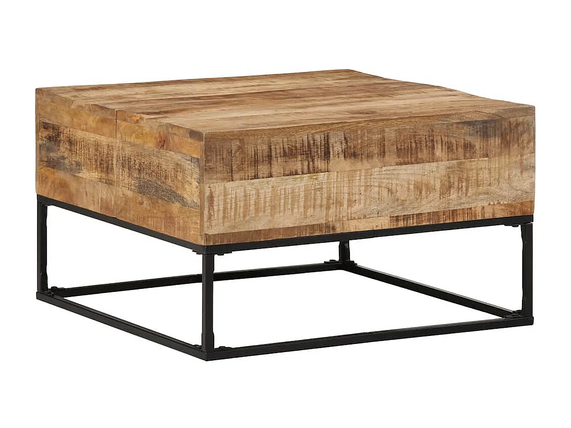 Mesa de centro | Mesa de café | Mesa auxiliar Roble negro 55.5x55.5x40 cm SHL3376
