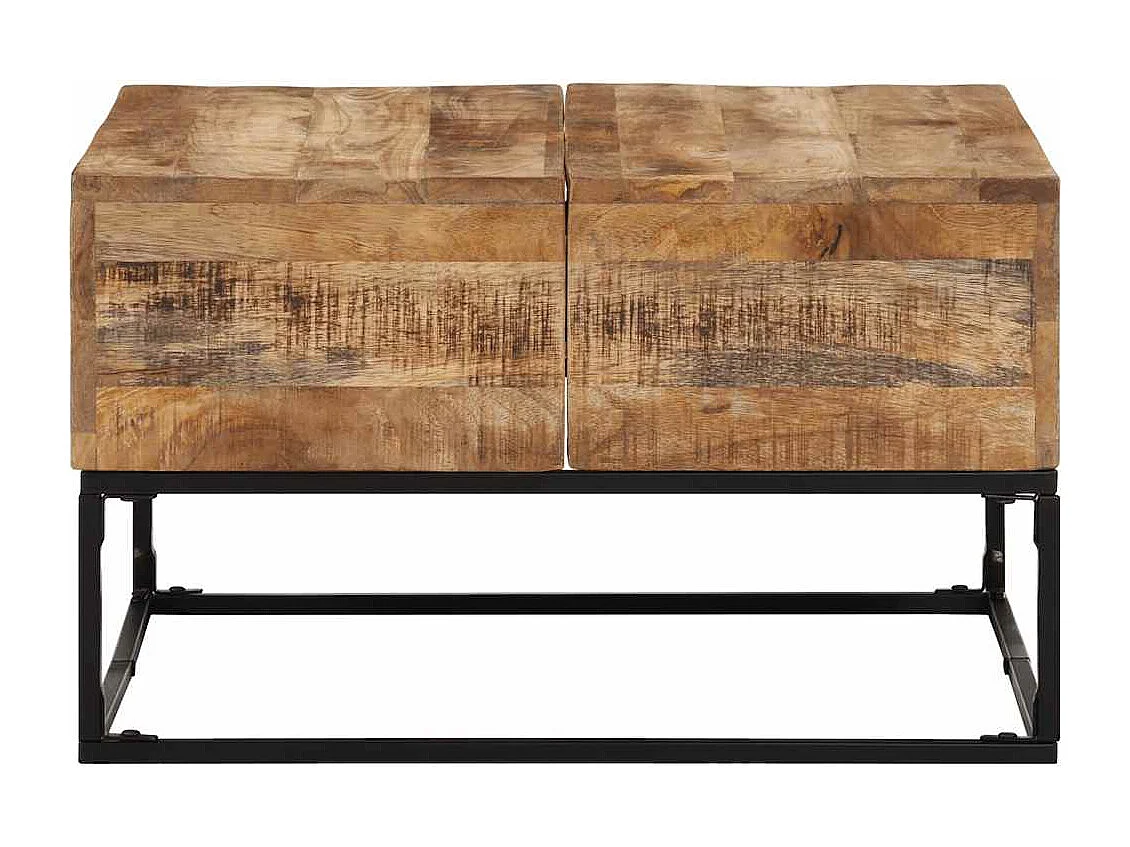 Mesa de centro | Mesa de café | Mesa auxiliar Roble negro 55.5x55.5x40 cm SHL3376