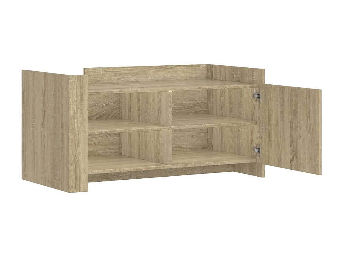 Couchtisch-Wohnzimmertisch-Beistelltische Sonoma-Eiche 100x50x50 cm Holzwerkstoff SHL31624