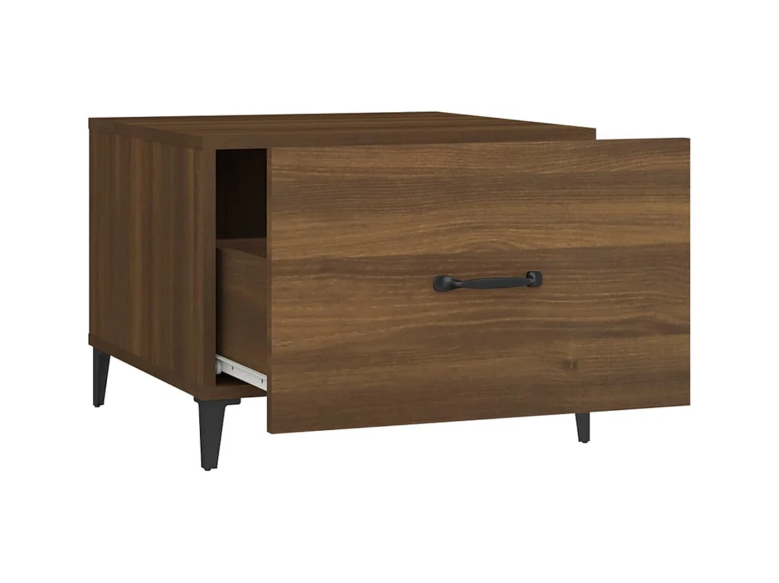 Mesa de centro | Mesa auxiliar madera contrachapada negro 90x44,5x45 cm SHL2801