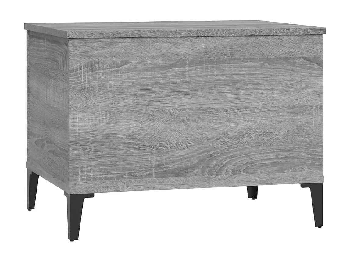 Mesa de centro | Mesa auxiliar madera contrachapada roble ahumado 90x50x36,5 cm SHL2857