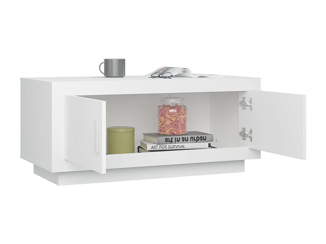 Mesa de centro | Mesa auxiliar giratoria 360 grados roble ahumado 50x50x34,5 cm SHL2506