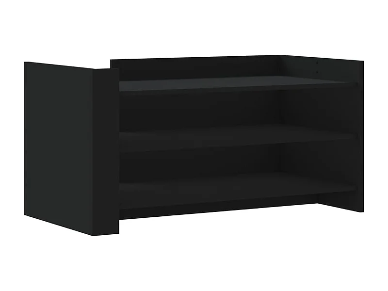 Table basse salon-Table d'appoint noir 100x50x50 cm bois d'ingénierie SHL85921