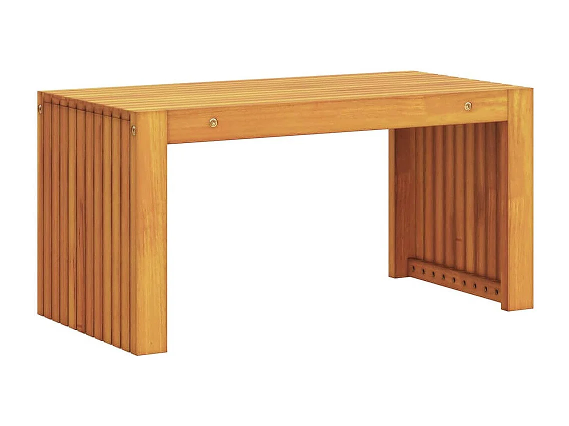 Table basse salon-Table d'appoint de Jardin 70x35x35 cm Bois Massif Acacia SHL11749
