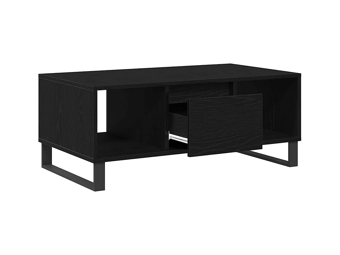 Mesa de centro | Mesa de apoio with Drawer Carvalho preto 90x50x36.5 cm