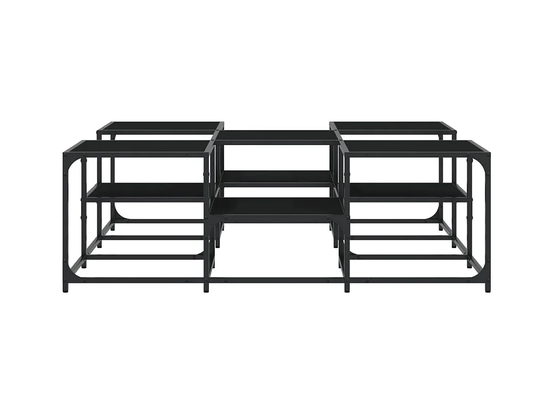 Mesa de centro-Mesa auxiliar de madera maciza de mango 90x30x40 cm SHL3919