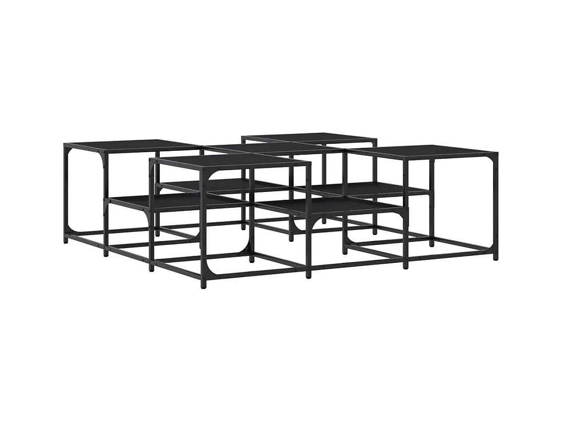 Mesa de centro-Mesa auxiliar de madera maciza de mango 90x30x40 cm SHL3919