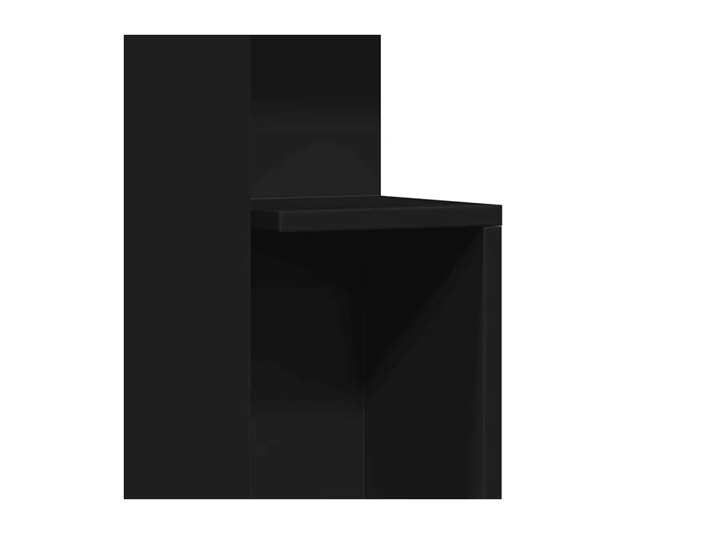 Mesa de centro-Mesa auxiliar de madera maciza de pino gris 55x56x32 cm SHL2580