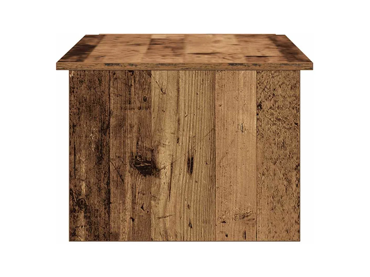 Table basse salon-Table à thé avec rangement vieux bois 150x50x35 cm bois d'ingénierie SHL42687