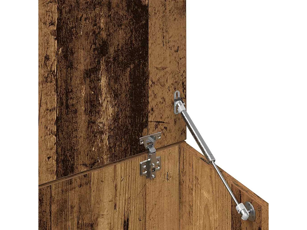 Table basse salon-Table à thé avec rangement vieux bois 150x50x35 cm bois d'ingénierie SHL42687