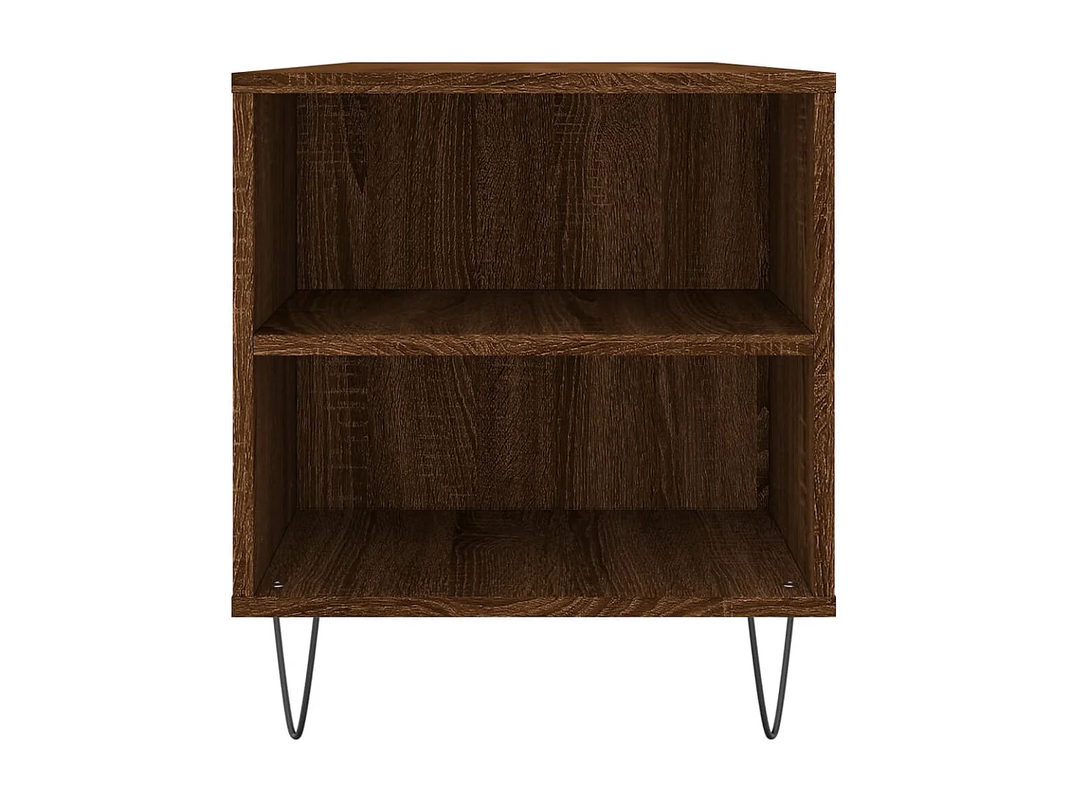 Mesa de centro | Mesa auxiliar superficie vidrio transparente acero 50x50x40 cm SHL4481