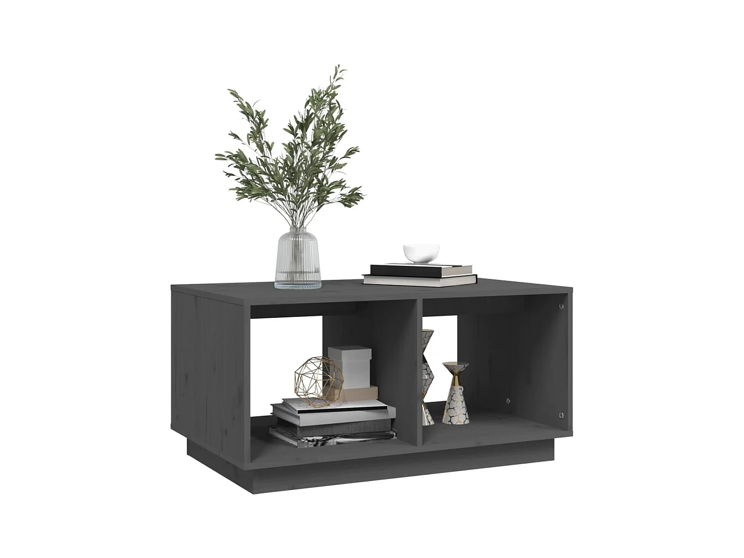 Mesa de centro | Mesa auxiliar madera contrachapada gris Sonoma 100x50x45 cm SHL1055