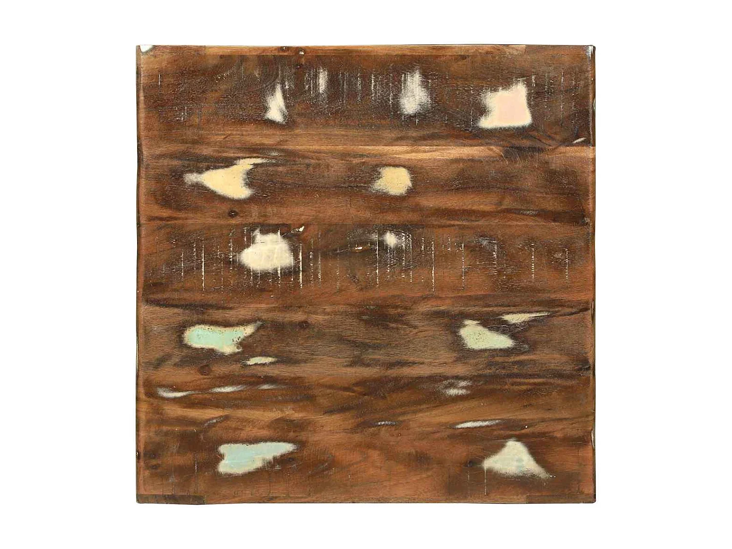 Couchtisch-Wohnzimmertisch-Beistelltische Mehrfarbig 50x50x35 cm Massives Altholz SHL92928