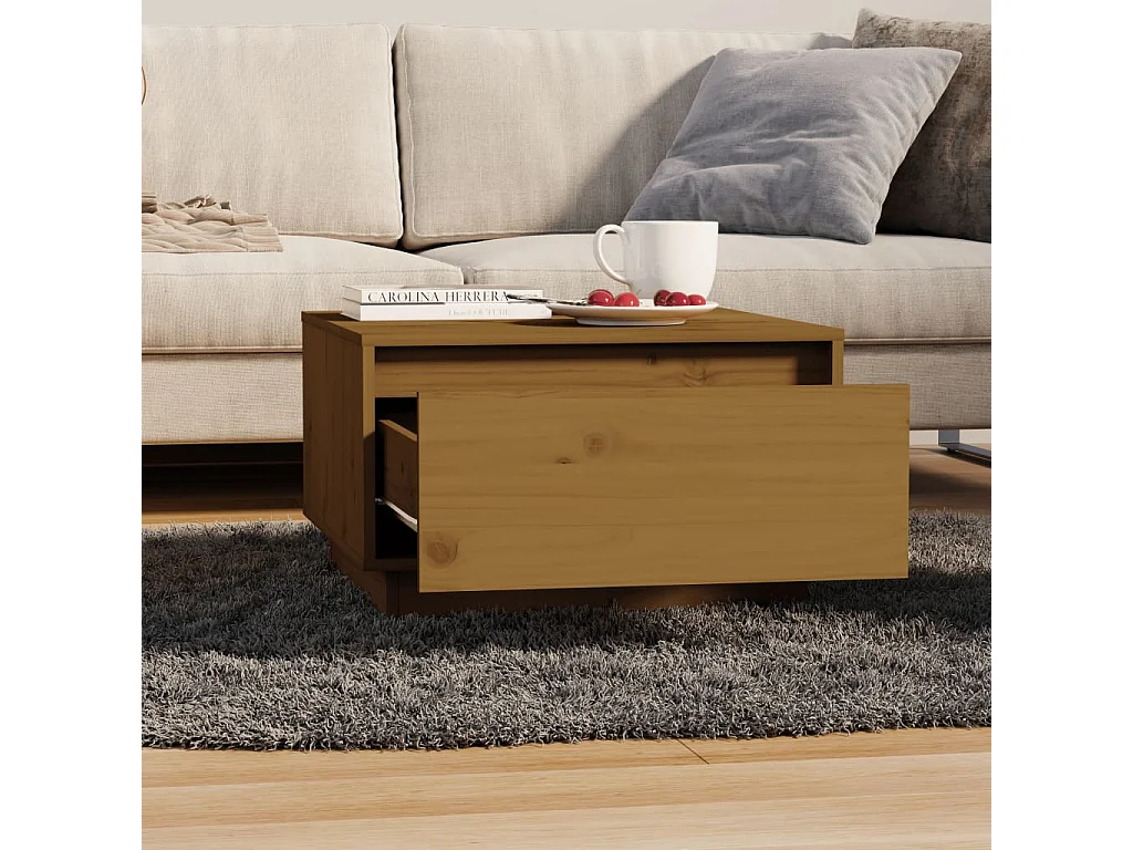 Mesa de centro | Mesa auxiliar madera contrachapada blanco brillo 90x44,5x45 cm SHL314839