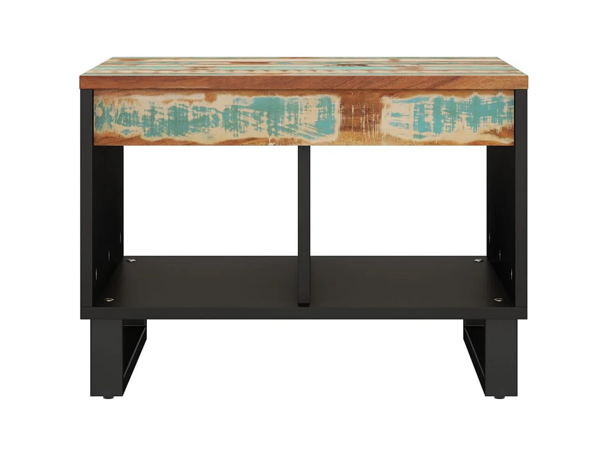 Mesa de centro | Mesa auxiliar con Infinity LED roble ahumado 70x50x50 cm SHL1495